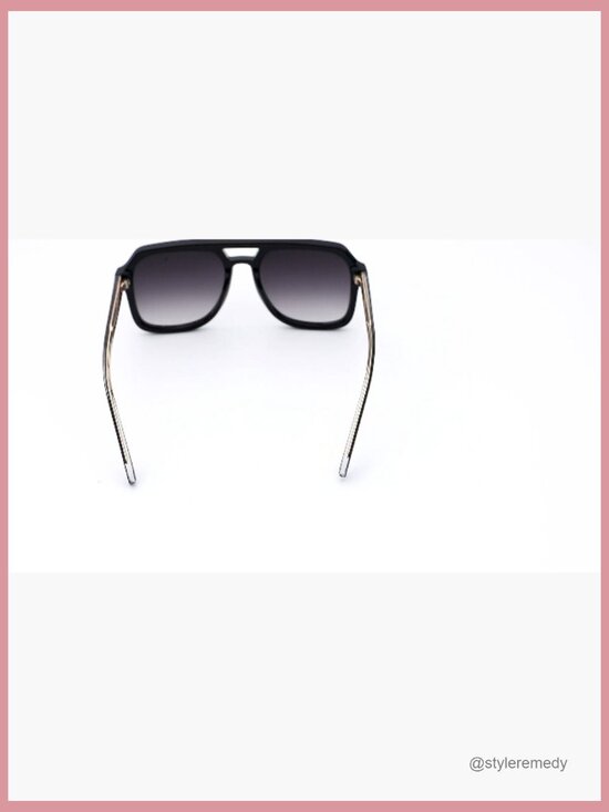 Oversized Aviator Sunglasses with UV400 Protection Retro 70s Style main image 6